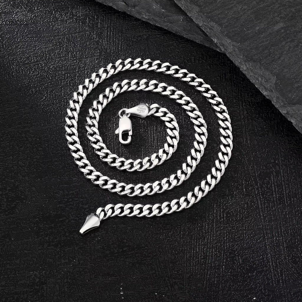Celestia Cuban Chain für Herren in silber