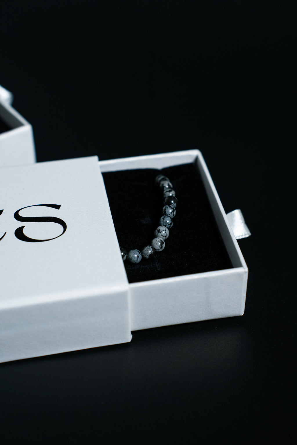 Celestia Pearl Perlenarmband für Herren in schwarz